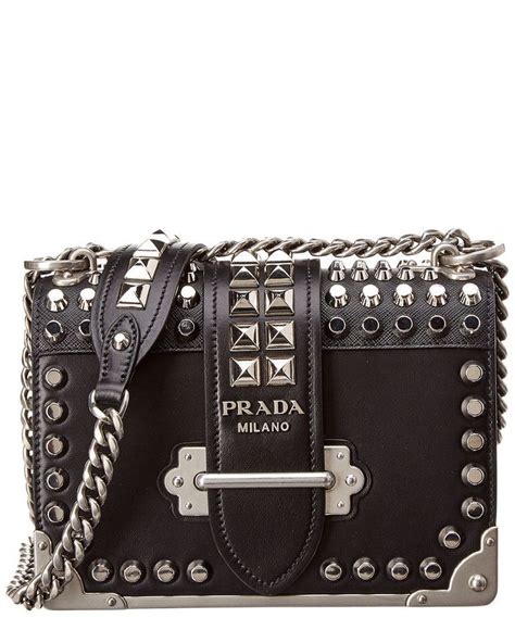 prada cahier bag ebay|Prada cahier studded bag.